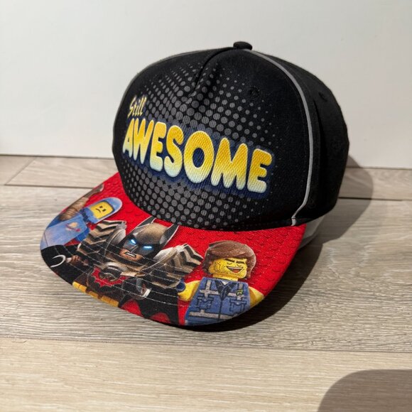 Lego Movie 2 Still Awesome Baseball Cap Hat Youth Snapback Adjustable LEGOS - Picture 2 of 7